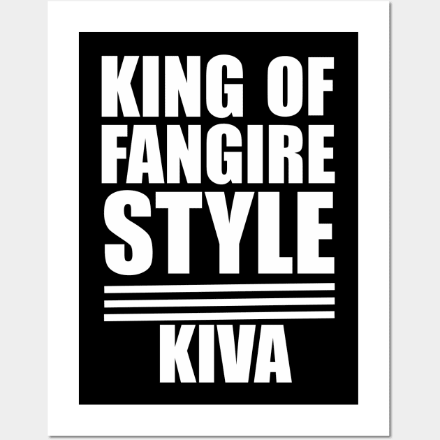 King of Fangire Style Wall Art by Punch Black